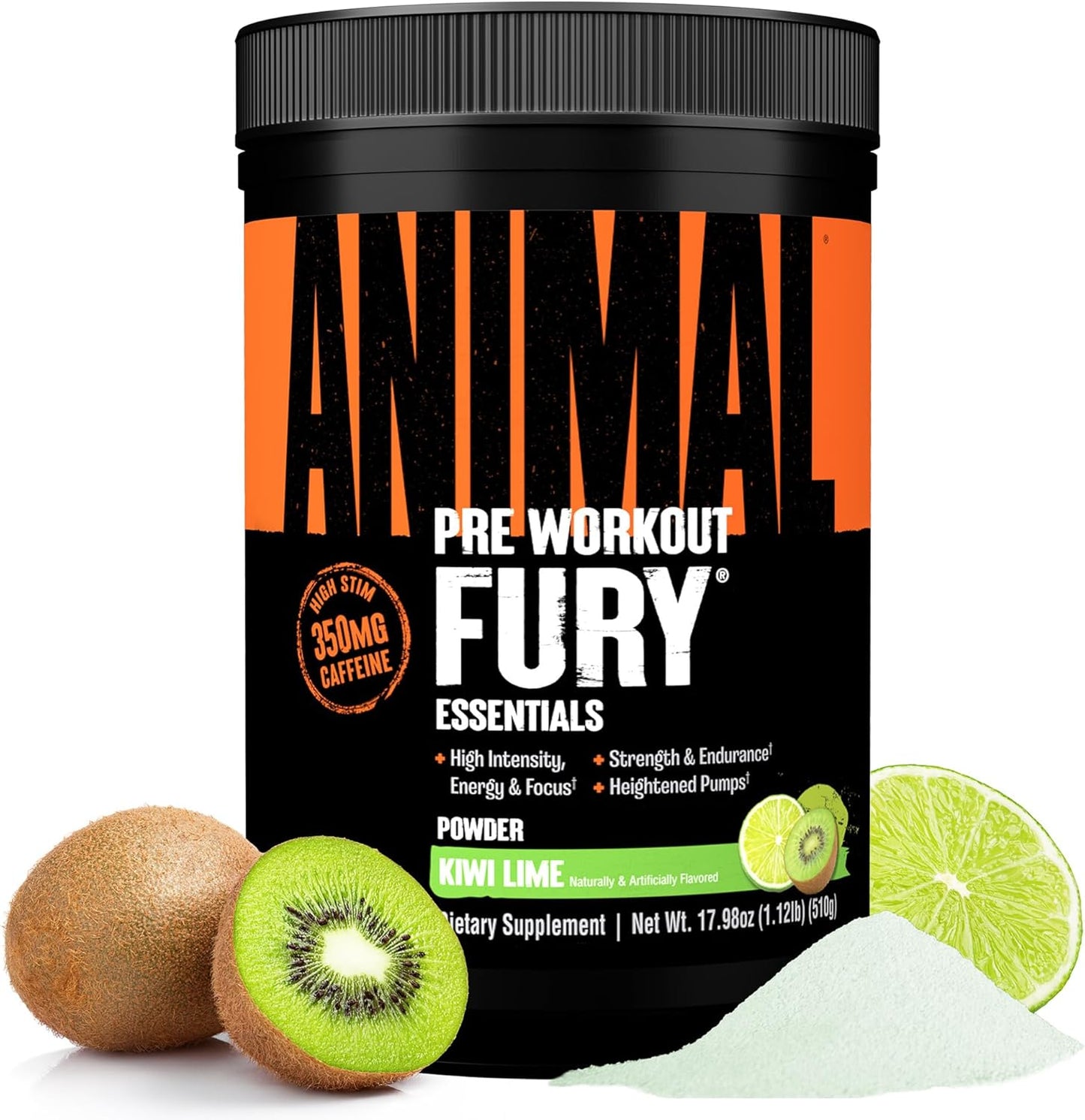 Animal Fury Pre Workout Powder for Energy, Focus & Strength