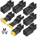 110 PCS Multitool Blades Oscillating Tool Blade Kit - Titanium