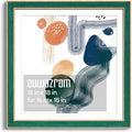 Elegant Green 18x18 Suede Frame for Artwork and Photos