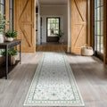 Oushak Wide Hallway Runner Rug 2ft 6inx8ft - Washable Low Pile Runner