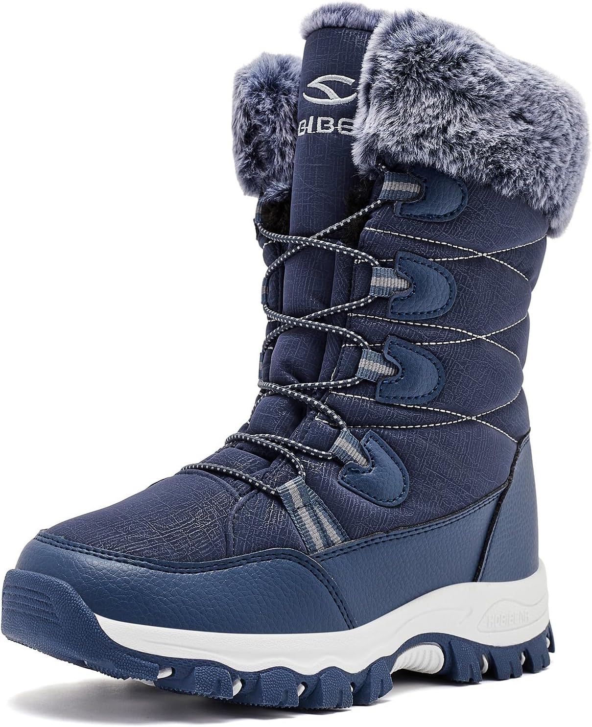 HOBIBEAR Kids Winter Snow Boots Waterproof Outdoor Warm Shoes