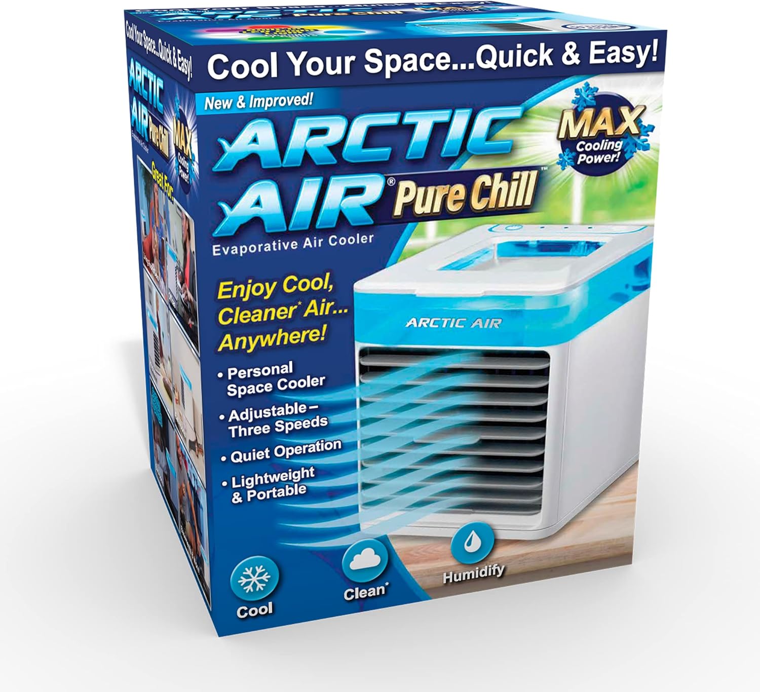 Powerful 3-Speed Personal Cooler - Arctic Air