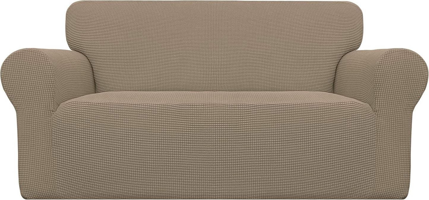 Easy-Going Stretch Oversized Loveseat Slipcover for Protection