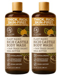 Pure Castile Soap Liquid Body Wash Shea Butter - Moisturizing Cleanse