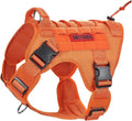 OneTigris Tactical Dog Harness Vest M - No-Pull Orange Vest