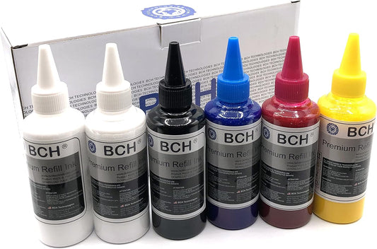 BCH Premium DTF Ink 600ml - Epson Printer Heat Transfer