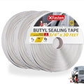Butyl Putty Tape White 1/8 in x 3/4 in x 30 ft (3-Pack) - Stretchable