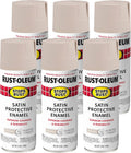 Rust-Oleum Stops Rust Spray Paint 12 Oz Satin French Beige 6 Pack