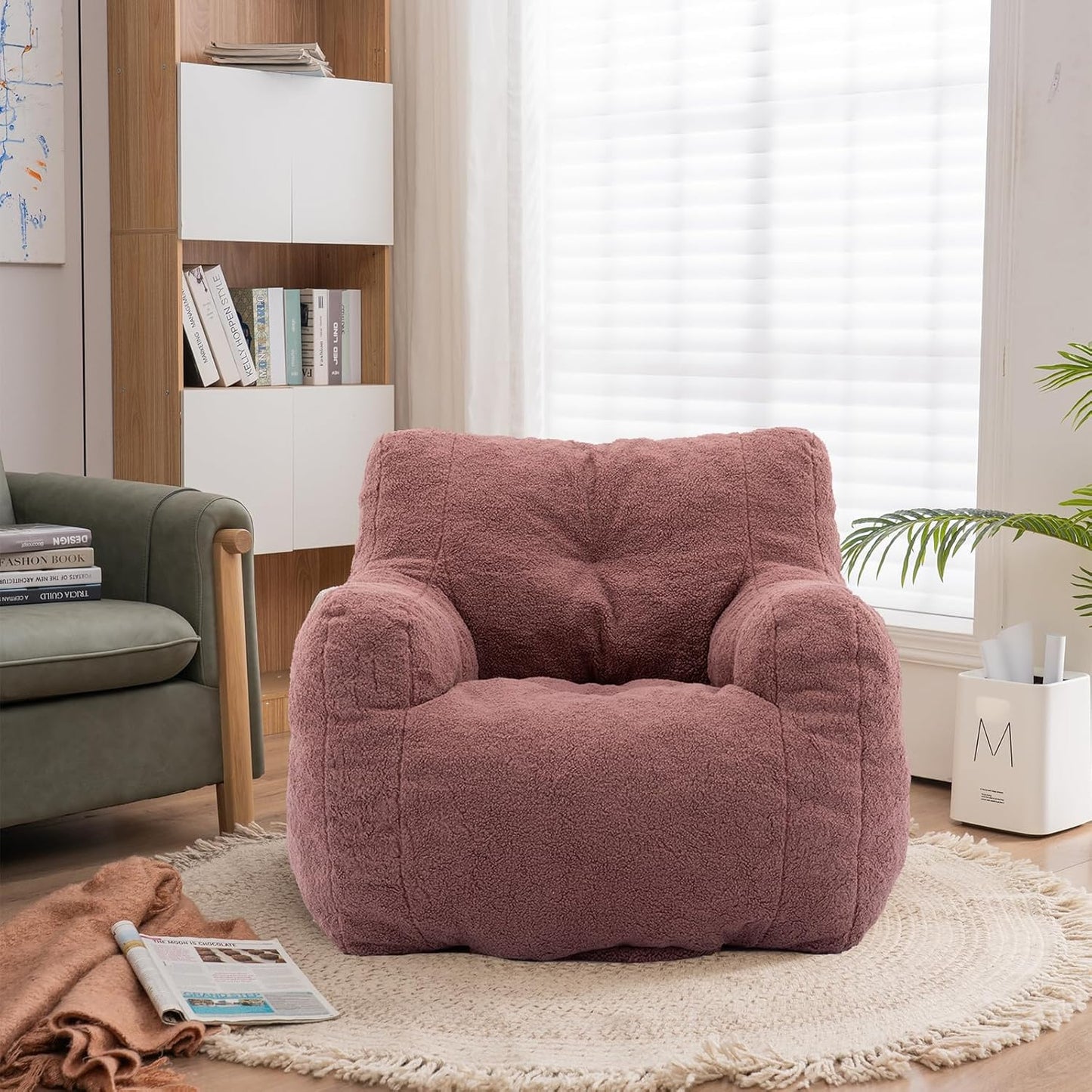 Rufous Tufted Bean Bag Chair - Plush Comfort!