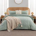 Litanika Comforter Oversized King Size Set Sage Green - Soft, Fluffy