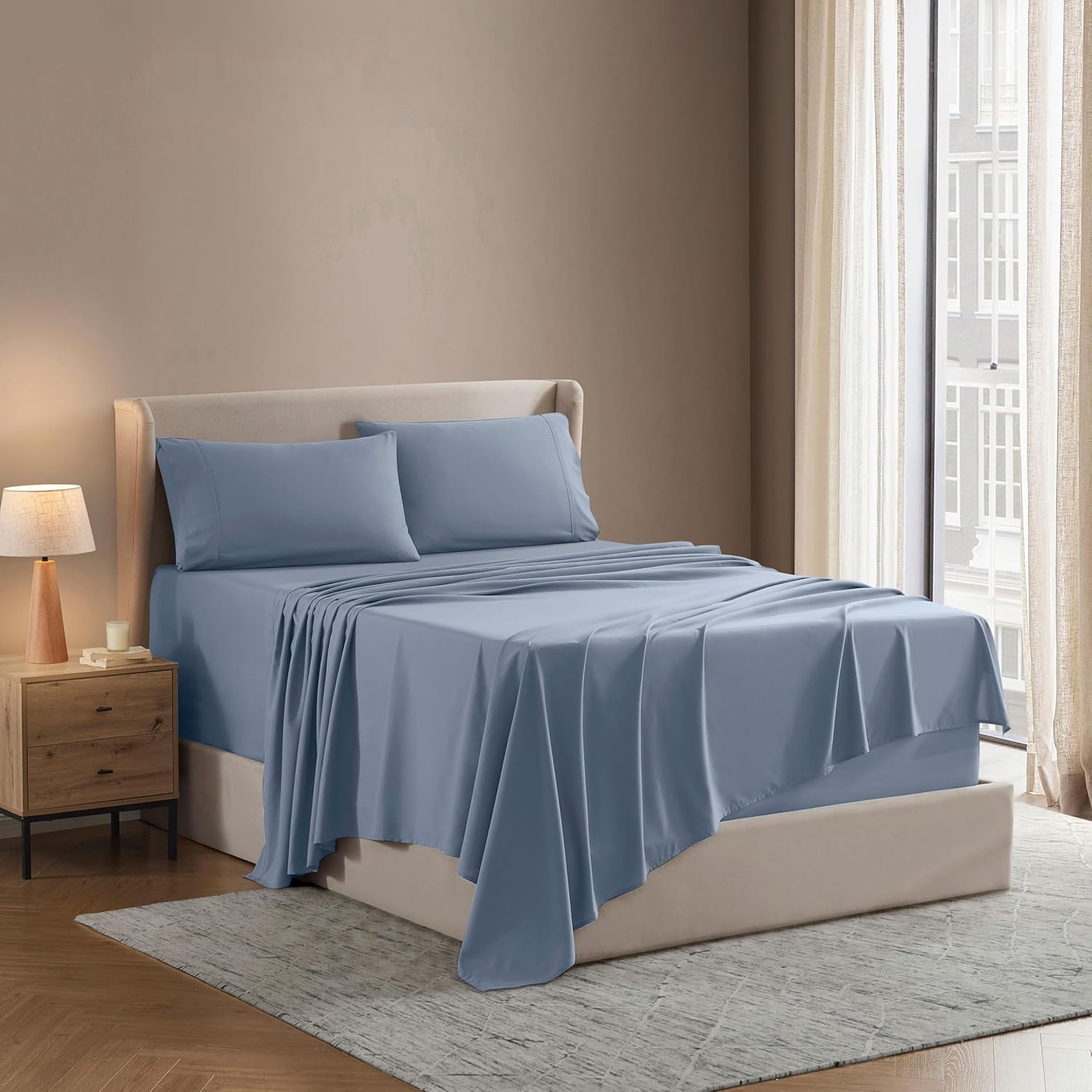 Nestl Full XL Sheet Set - Luxury 1800 Ultra-Soft Microfiber