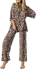 Lounge Sets for Women Short Sleeve Tops and Long Pants - Soft Comfy