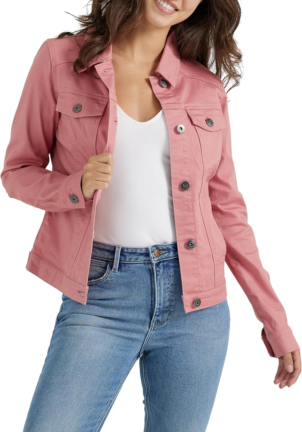 Wrangler Authentics Stretch Denim Jacket for Women - Classic Style