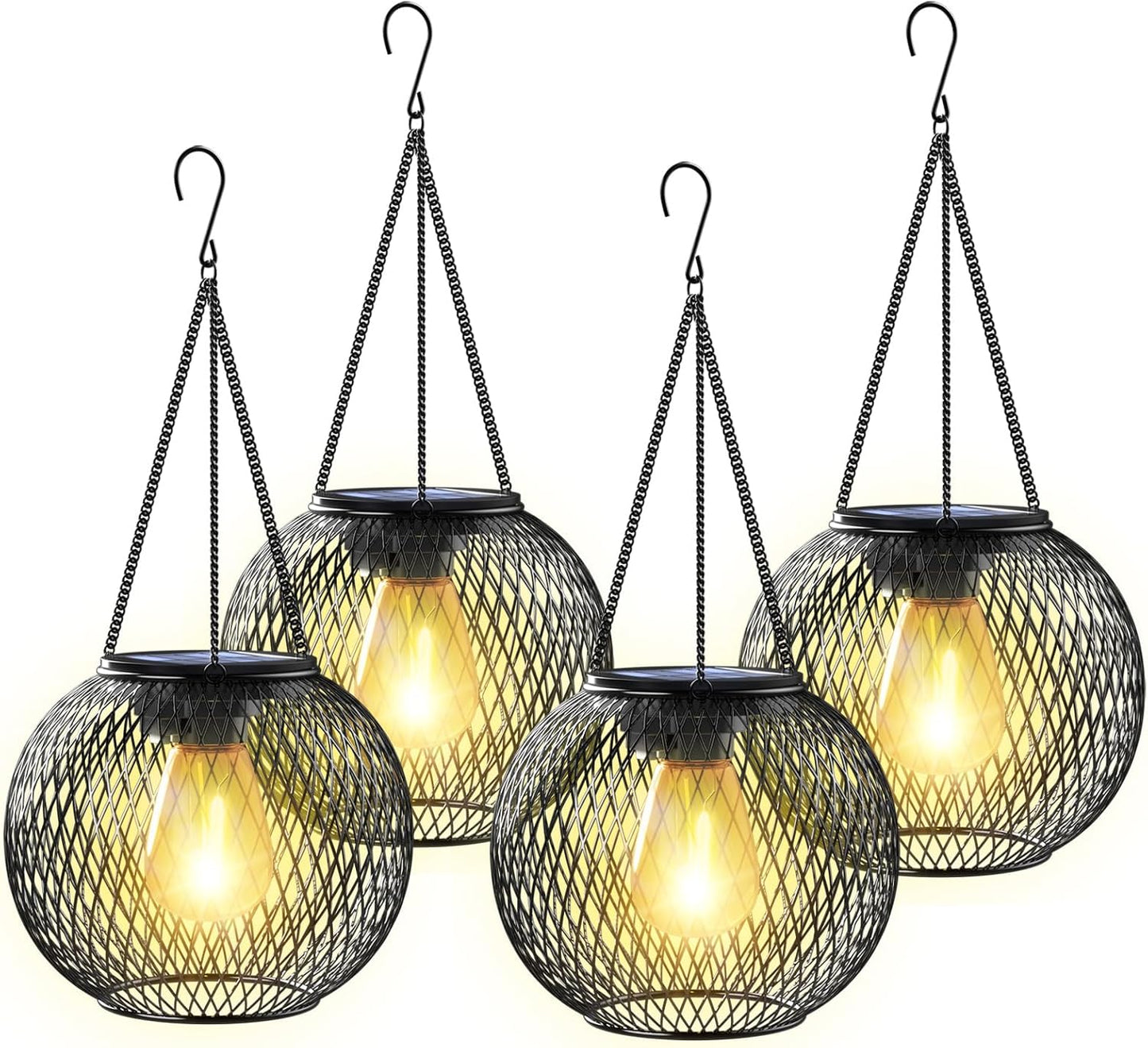Solar Lantern Outdoor Decorative Lighting for Garden and Patio