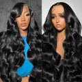 13x6 Lace Front Wig Body Wave 26in Natural Black - Pre Plucked