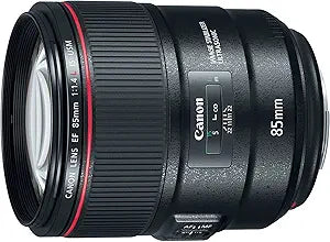 Canon EF 85mm f/1.4L IS USM Lens with Image Stabilization