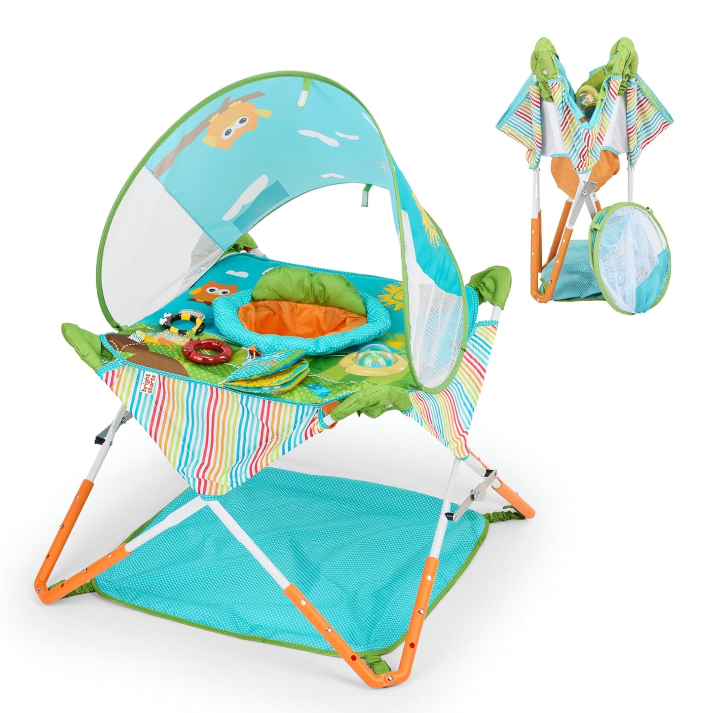 Bright Starts Pop N Jump Portable Activity Jumper for Babies