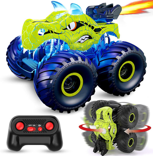 ScharkSpark 2.4GHz RC Monster Truck: Light, Sound, Spray!