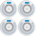 Combination Photoelectric Smoke and Carbon Monoxide Detector 4 Pack