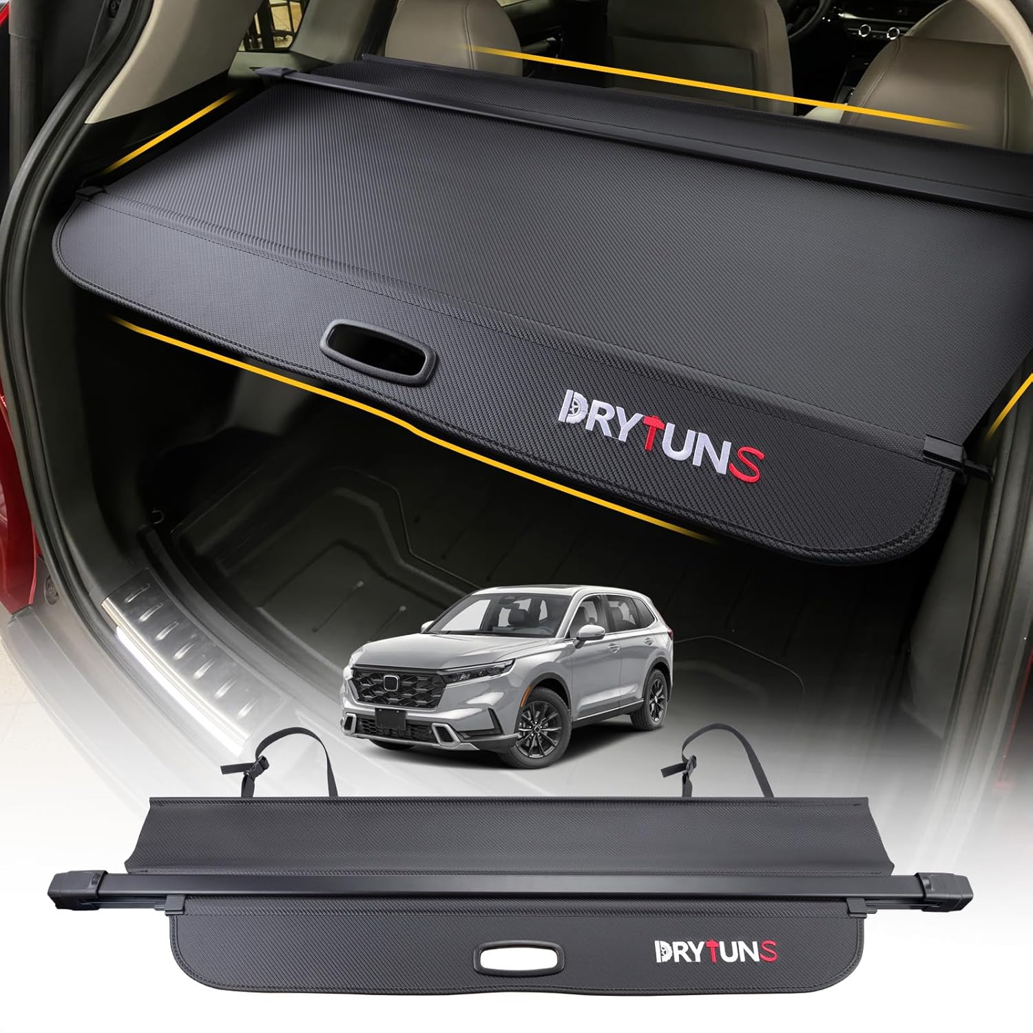 Retractable Cargo Cover for Honda CRV 2023-2026 by Drytuns