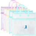 Sew Project Bags 16 x 16 in Quilting Craft Organizer - 5 Pack Macaron