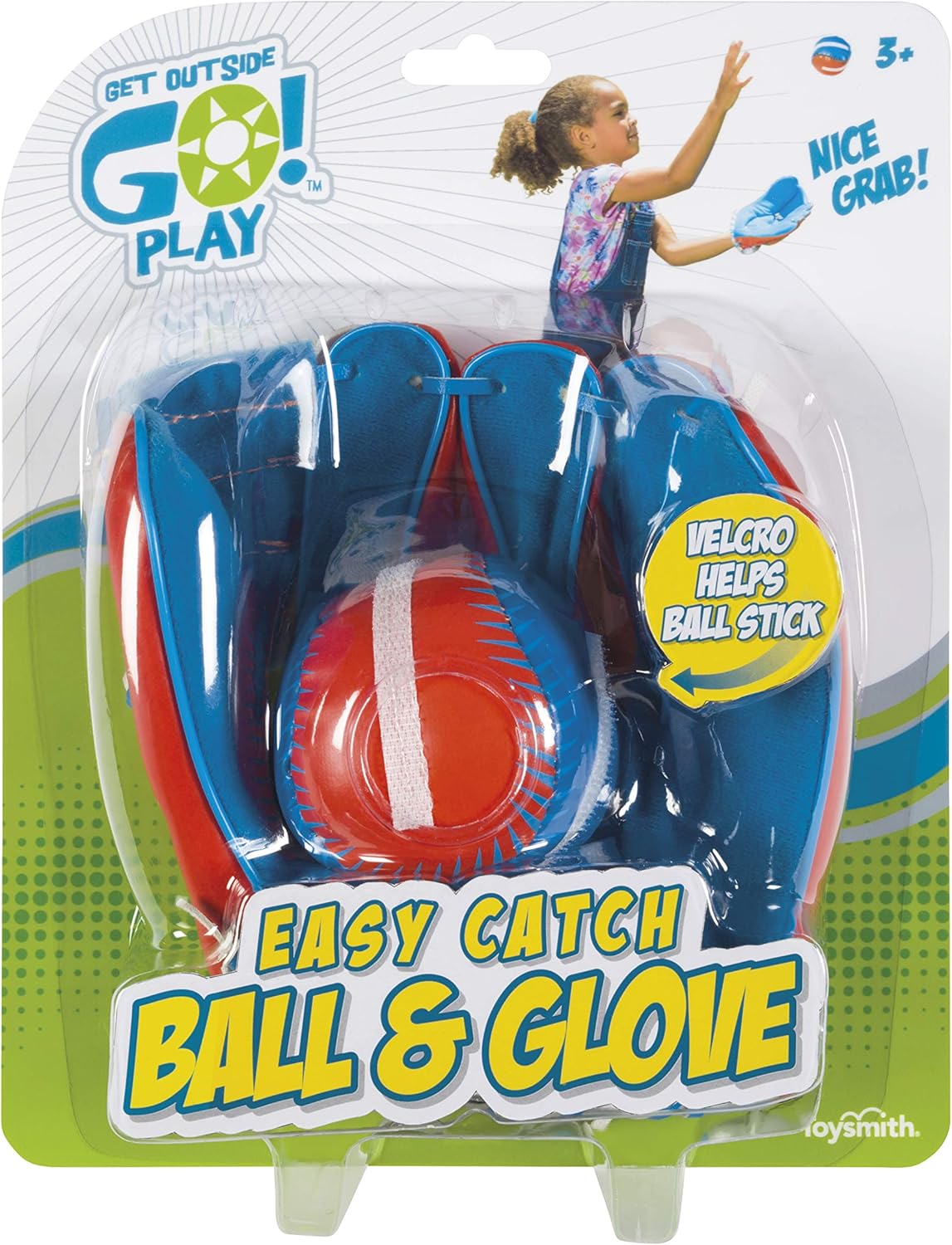 Outdoor Fun Alert! Easy Catch Ball & Glove Set by Toysmith