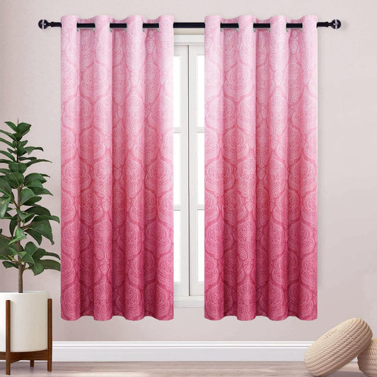 DWCN Ombre Blackout Curtains for Energy Saving Privacy