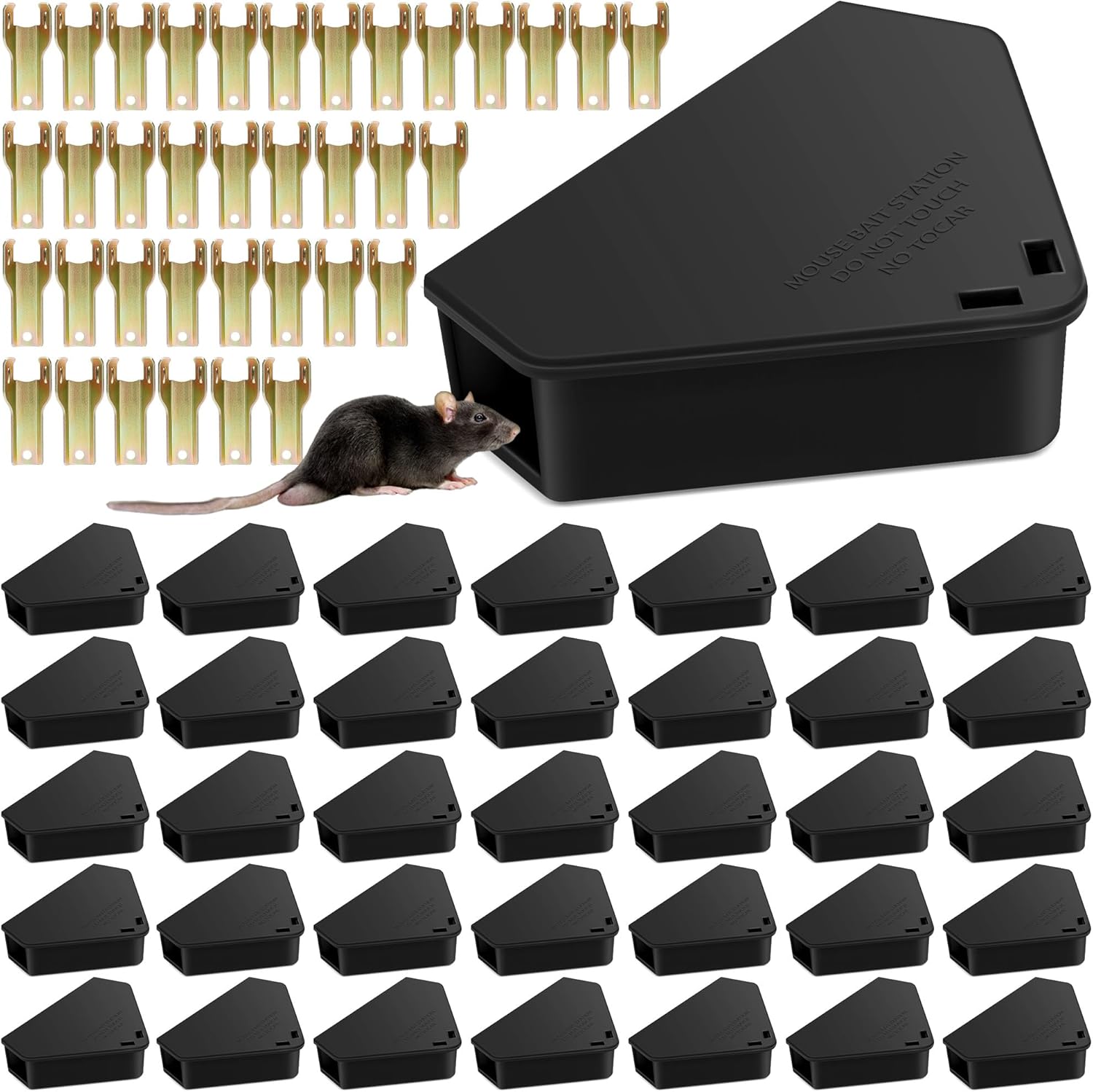 36 Pack Mouse Bait Station for Effective Rodent Control Solutions