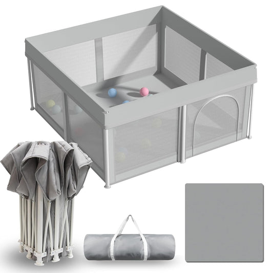 Portable 50x50 Baby Playpen w/ Ocean Balls