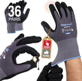 Unisex MicroFoam Nitrile Coated Work Gloves - Abrasion Level 4