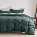 Bedsure Duvet Cover Full Size - Ultra Soft Forest Green