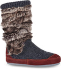 Acorn Womens Slouch Boot Slipper - Cozy Memory Foam Support