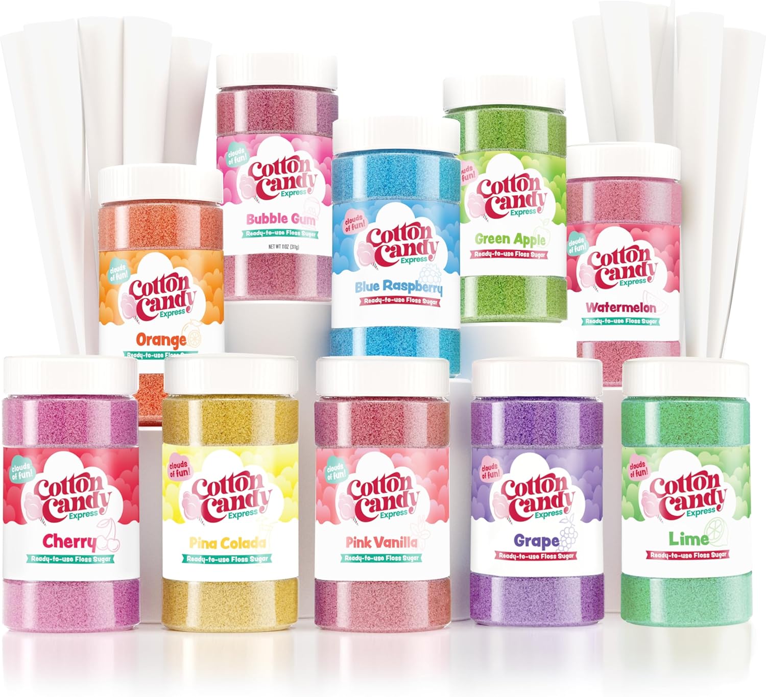 Cotton Candy Express Floss Sugar and Cones Variety Pack Review