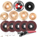 Wood Carving Disc Set for Angle Grinder - All-in-One Woodworking Solution by Pomsare
