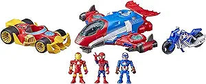 Marvel Super Hero Adventures Figure and Jetquarters Multipack Fun