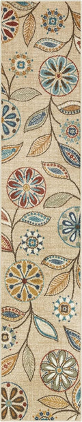 Maples Rugs Reggie Floral Runner Rug - Stylish and Durable Design