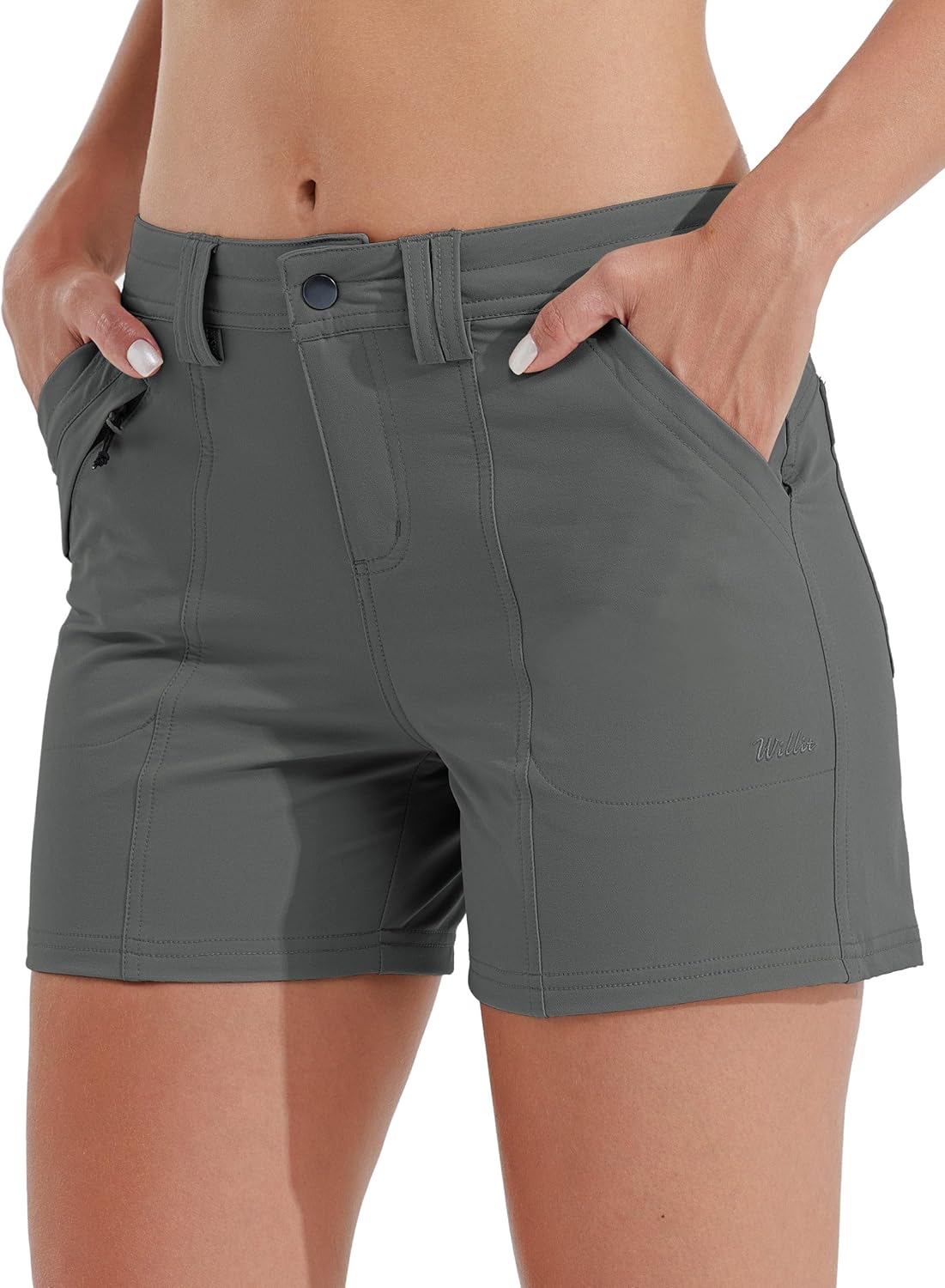 Willit Women's Golf Hiking Shorts Quick Dry Athletic Casual Wear