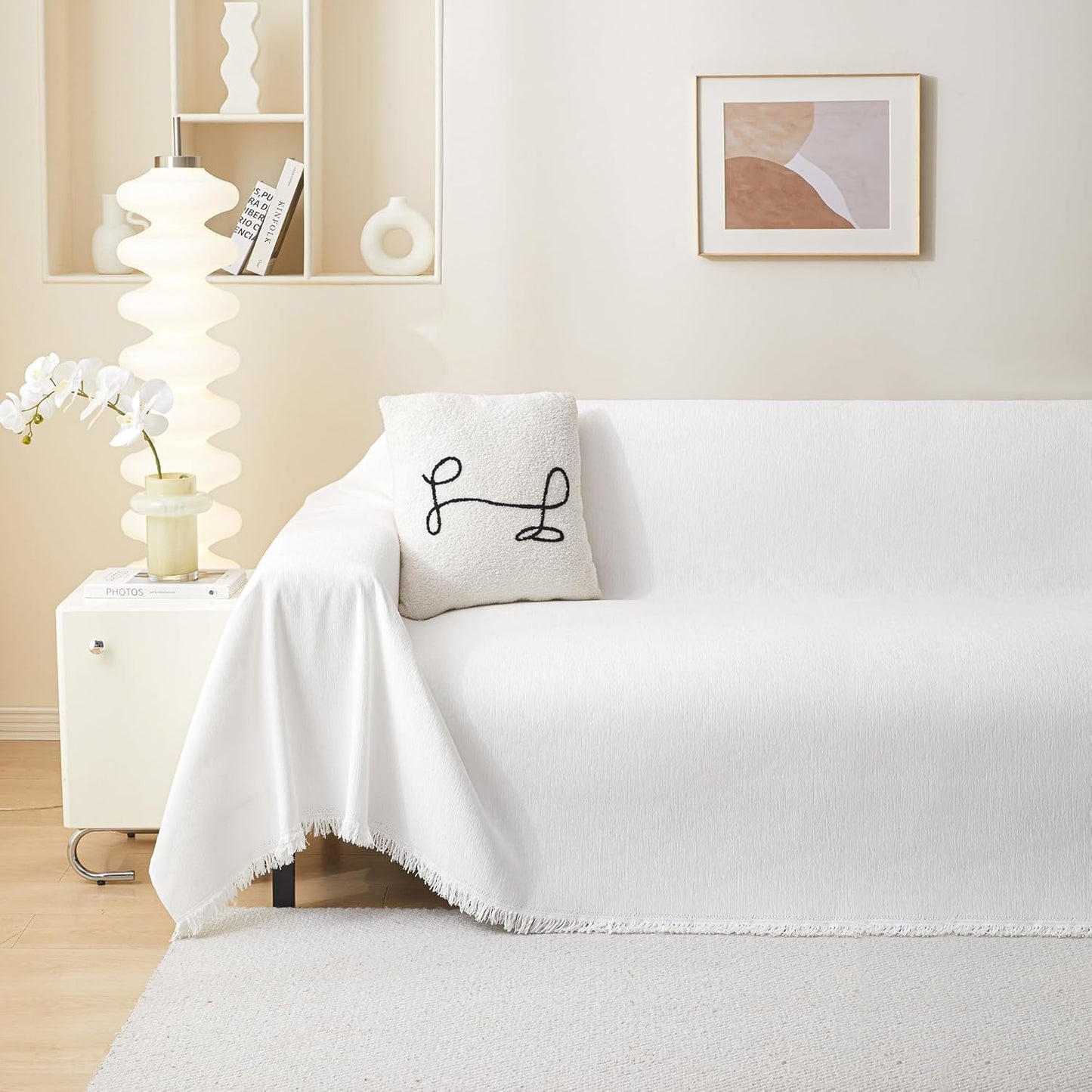 Chenille Single Sofa Covers by MEETSKY - Soft, Washable, Stylish