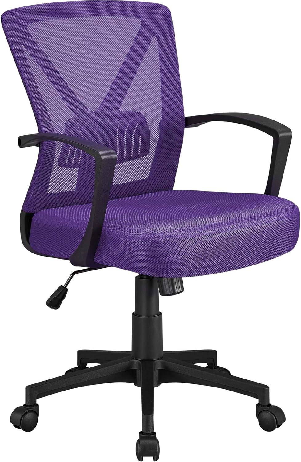 Yaheetech Purple Ergonomic Office Chair