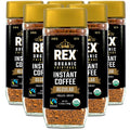 Rex Coffee Organic Fairtrade Instant Coffee - Smooth, Ethical Cup