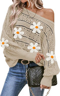 Cakulo Womens Off Shoulder Sweater Top for Fall Fashion 2025