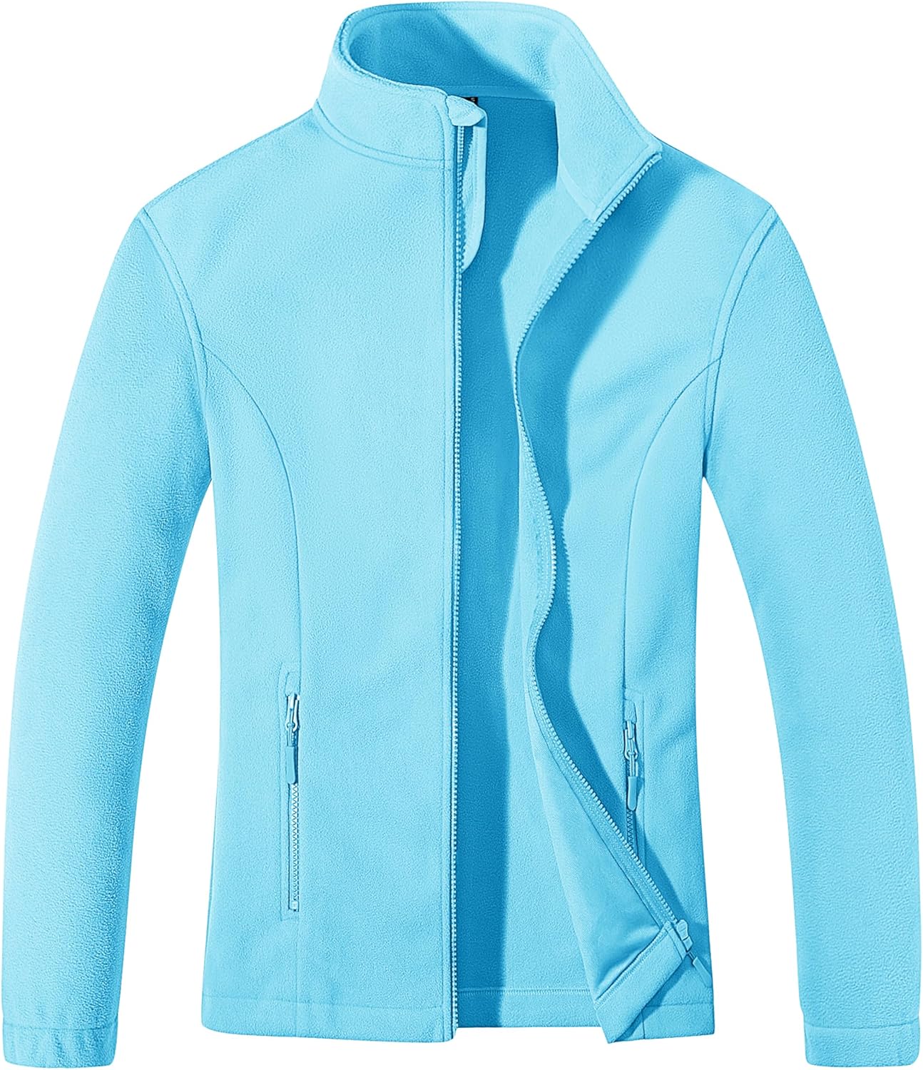 MAGCOMSEN Women's Fleece Jacket Zip Up Coat for Winter Wear