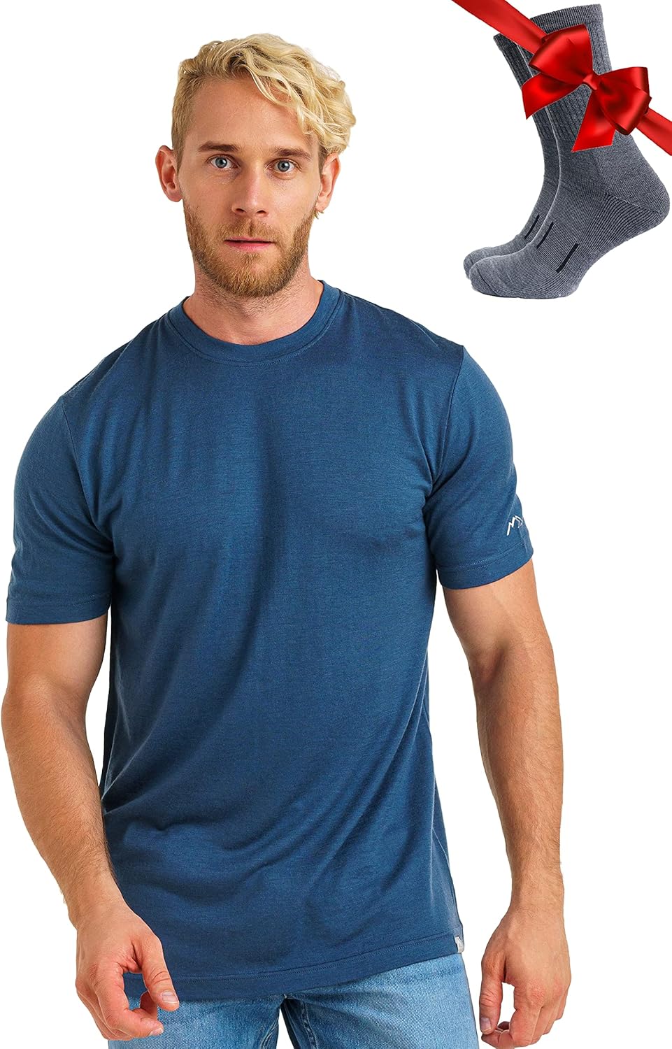 Merino Wool T-Shirt Mens for All-Season Comfort and Style
