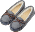Vonair Women's Moccasin Slippers - Cozy Micro Suede Indoor/Outdoor