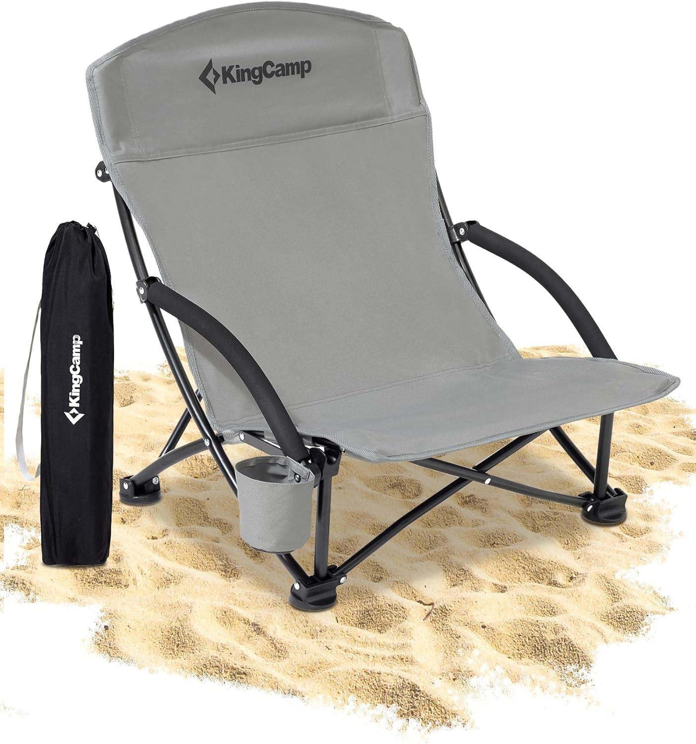 KingCamp Low Beach Chairs for Comfortable Outdoor Relaxation