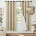 Blackout Living Room Curtains 72 in Long 2 Panels - Total Light Block