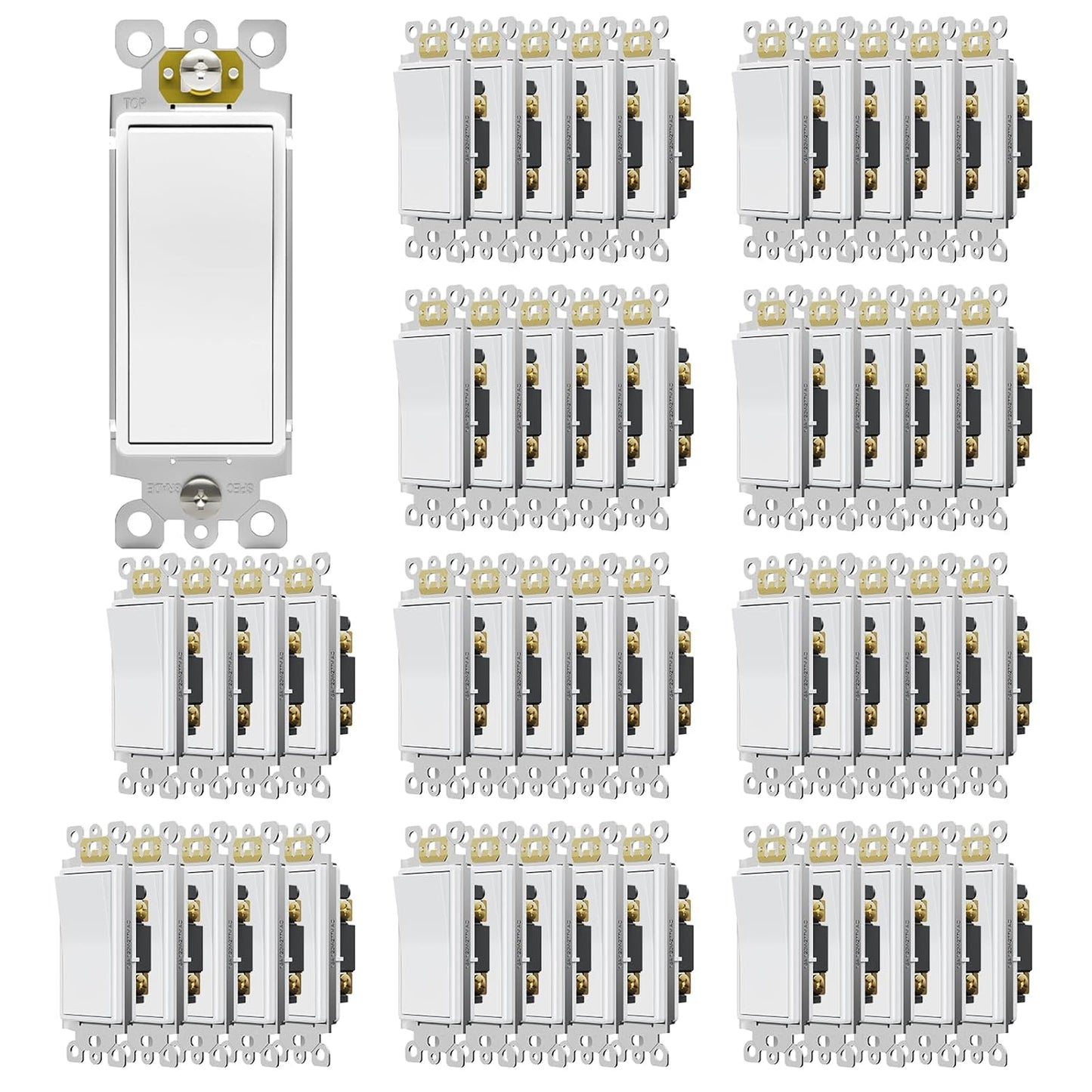 ThunderWay Paddle Rocker Light Switch for Versatile Lighting Needs