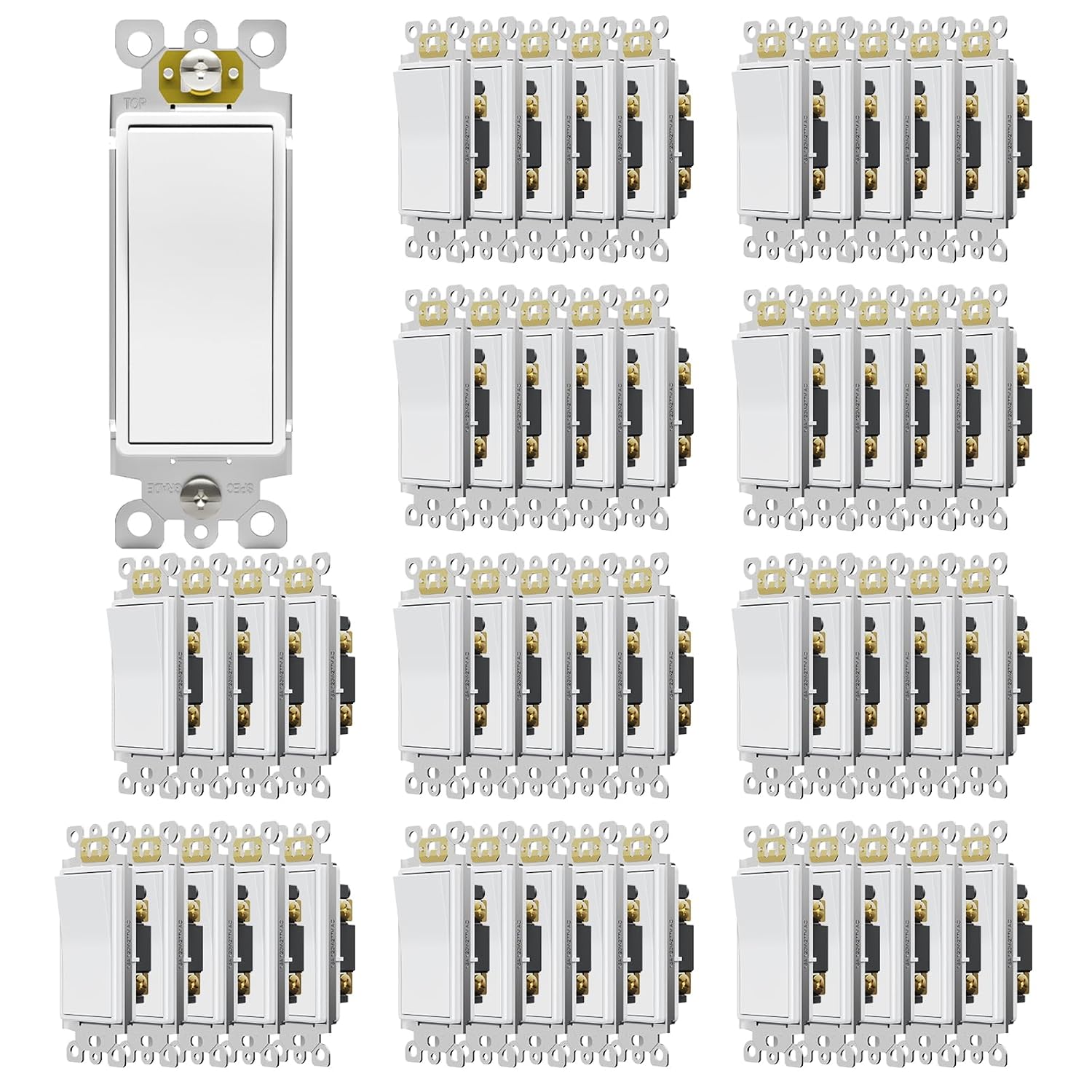 ThunderWay Paddle Rocker Light Switch for Versatile Lighting Needs