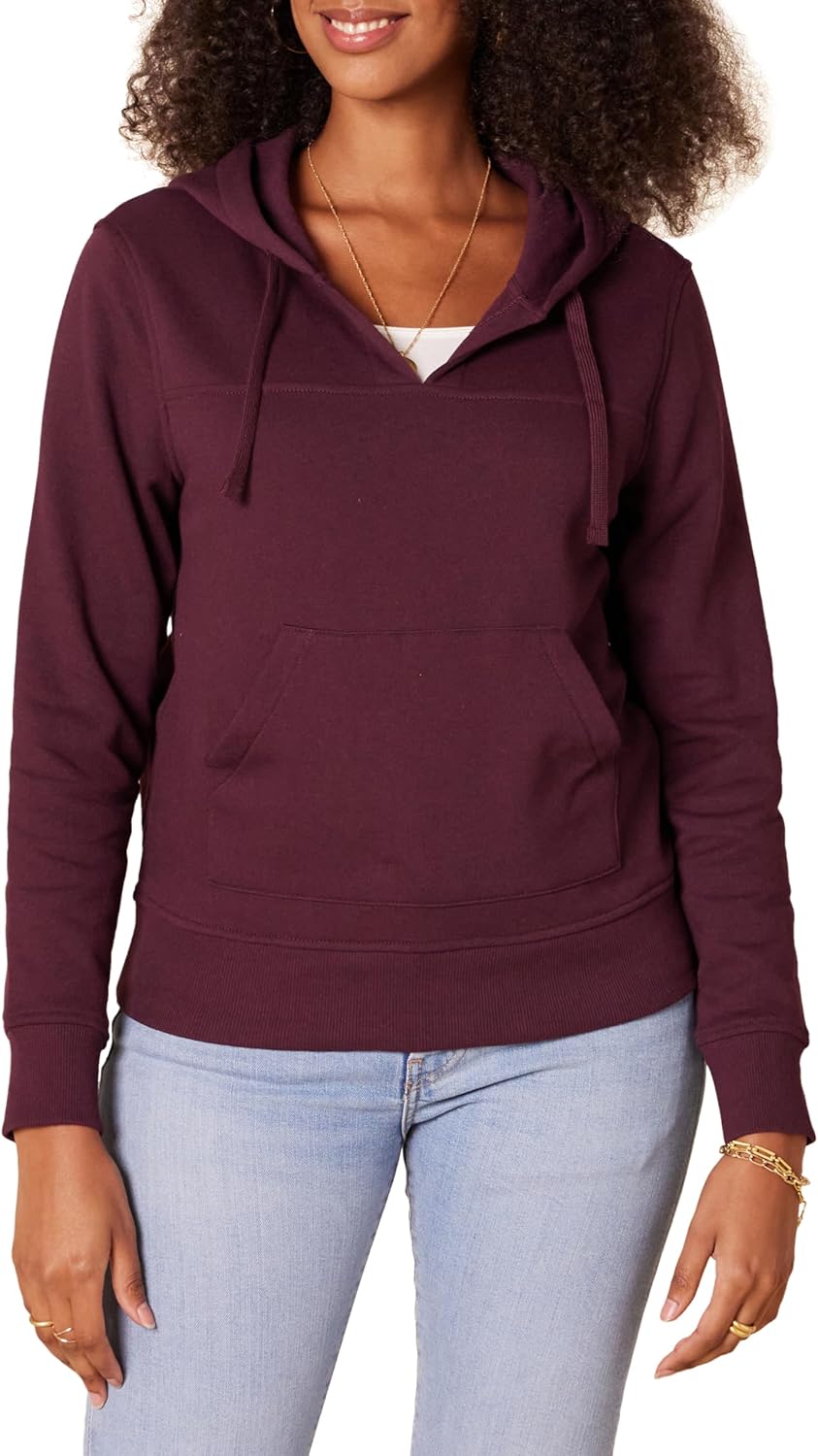 Cozy Classic: Women's V-Neck Hoodie