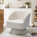 Stylish Swivel Barrel Chair - Luxe Reading Comfort